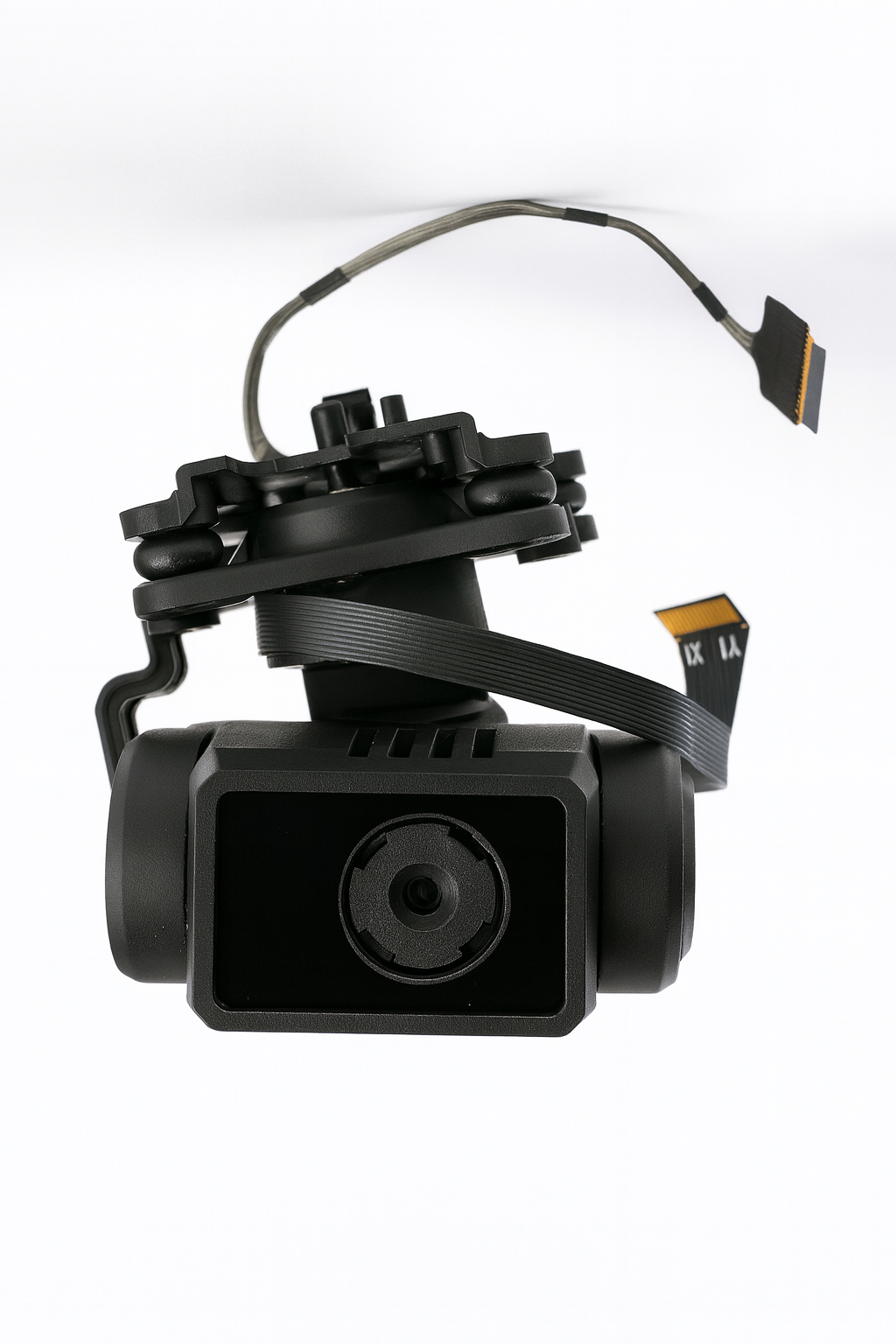 Technician soldering LIMITLESS 5 Drone Gimbal Camera Assembly during repair