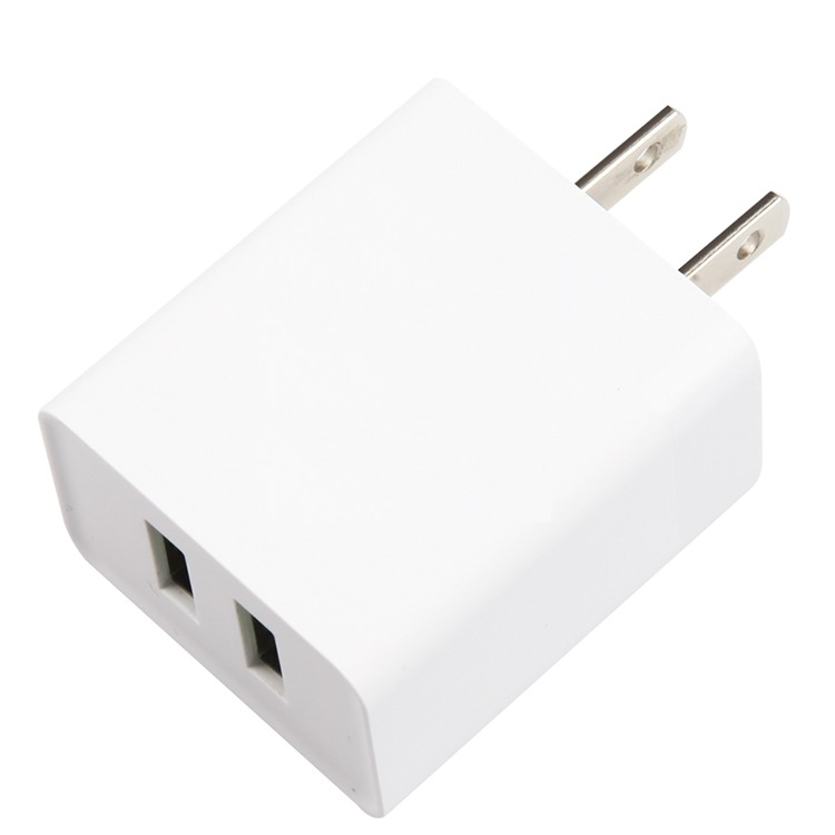 5v 2.4a 12W Dual Port USB Wall Charger Block - Drone-Clone Xperts