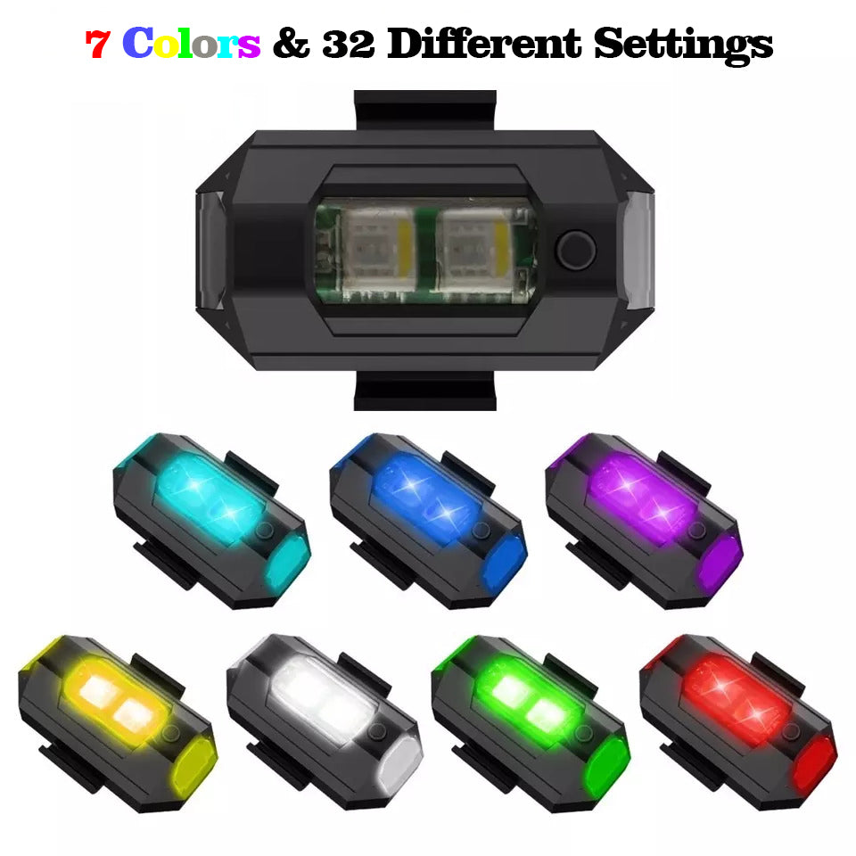 Drone Strobe Light, Super Bright Lightweight FAA Anti-Collision Light Night Flying LIMITLESS 4 Drone - Drone-Clone Xperts
