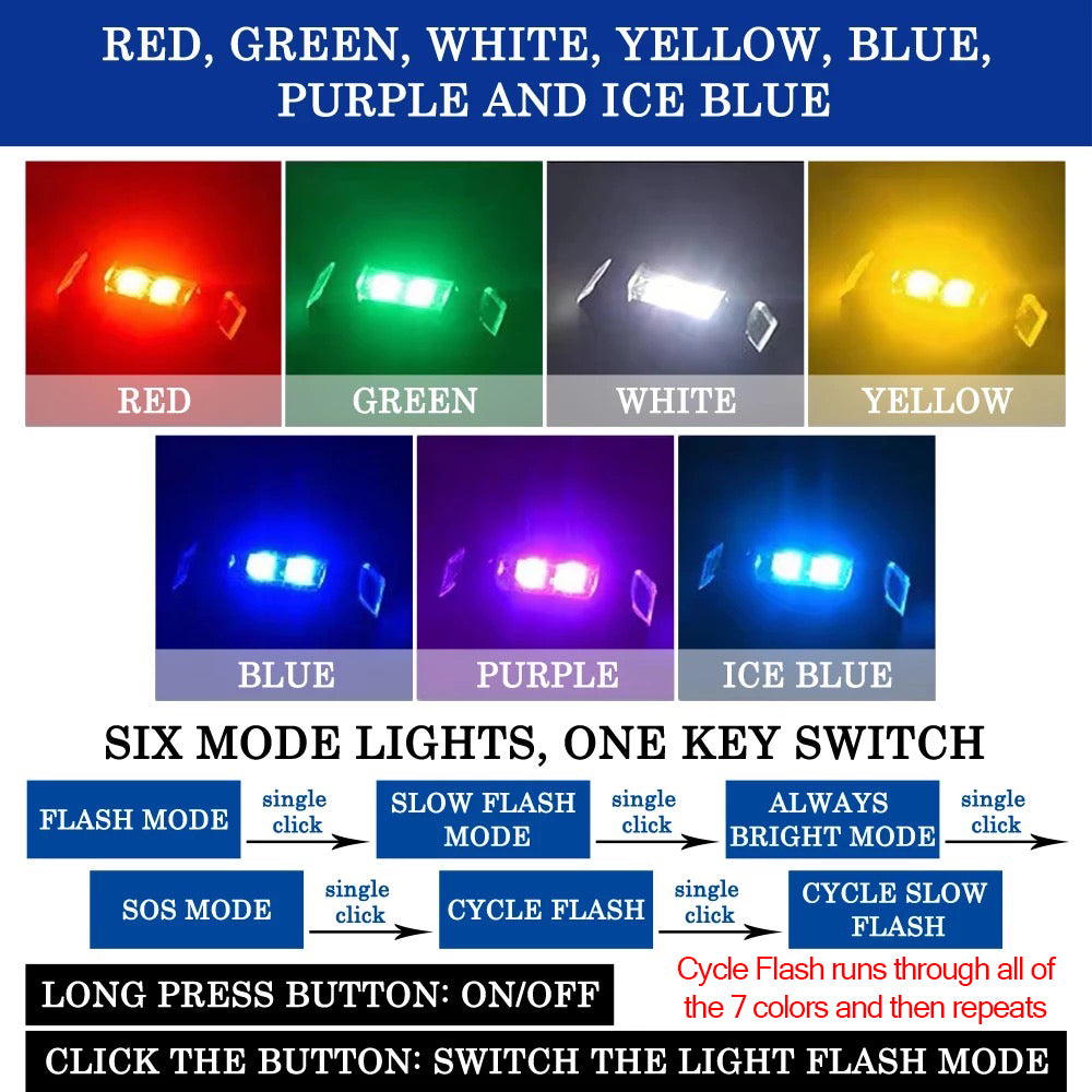 Drone Strobe Light, Super Bright Lightweight FAA Anti-Collision Light Night Flying LIMITLESS 4 Drone - Drone-Clone Xperts
