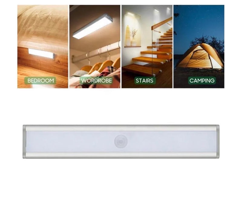 LED Closet Light 30-LED Newest Brightest Rechargeable Motion Sensor Under Cabinet Wireless Light