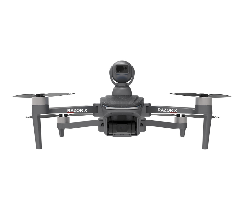 X Pro Razor X Falcon 4K Drone with Camera for Adults - 3-Axis Gimbal Professional Drones with Obstacle Avoidance - GPS Auto Return and Follow Mode - Long Flight Time - Remote ID FAA Compliance