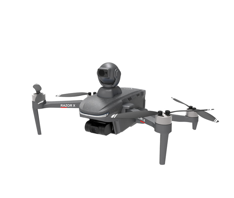 Falcon 4K Drone Razor X Pro Edition for Beginners Adults 3-Axis Gimbal Professional Drones with Obstacle Avoidance - GPS Auto Return and Follow Mode - Long Flight Time - Remote ID FAA Compliance