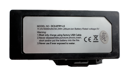 Battery for LIMITLESS 5 Drone, 11.4V 3000mAh 34.2Wh Lithium Ion Battery - Drone-Clone Xperts