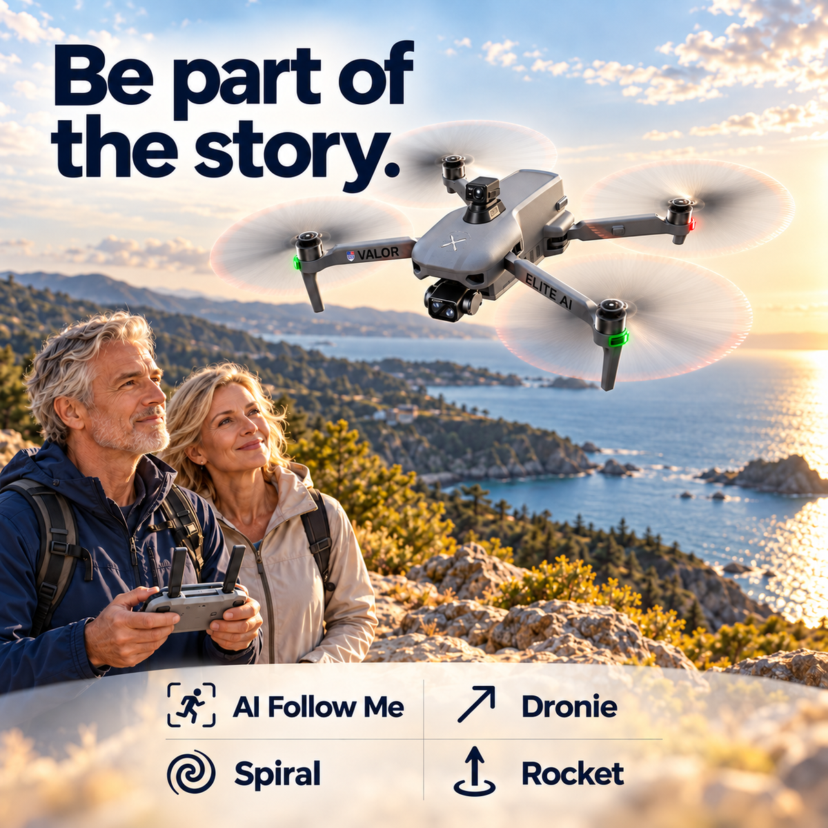 Valor Elite AI Camera Drone