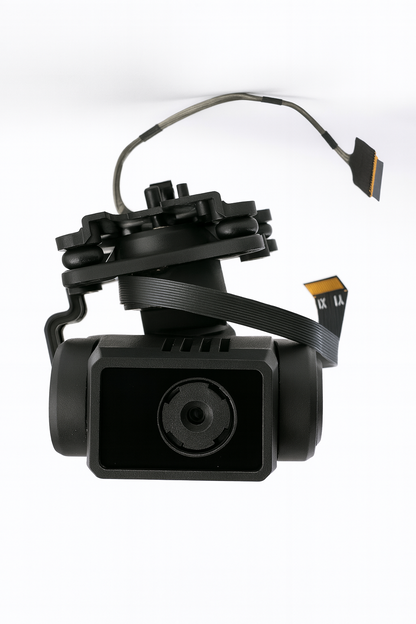 Technician soldering LIMITLESS 5 Drone Gimbal Camera Assembly during repair