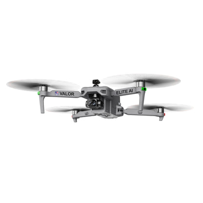 Valor Elite AI drone flying toward the camera