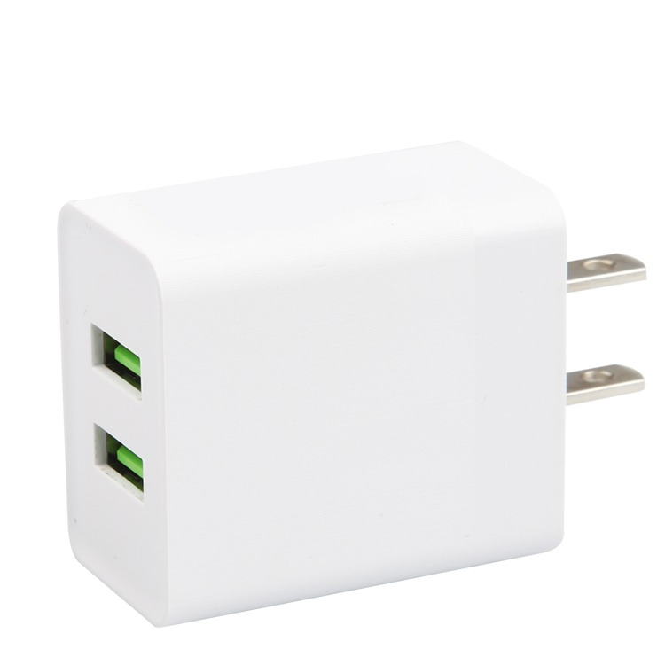 5v 2.4a 12W Dual Port USB Wall Charger Block - Drone-Clone Xperts