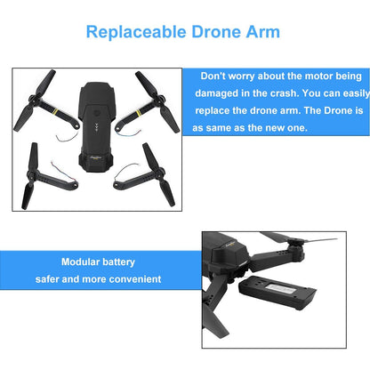 Drone-Clone Xperts Drone X Pro EXTREME Spare Parts - Axis Arms with Motor & Propeller - Drone-Clone Xperts