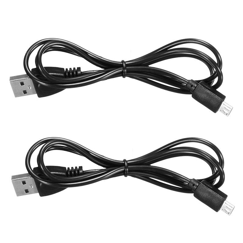 USB Charging Cables for Drone X Pro EXTREME Spare Parts 3.7V 1S 500mAh Lipo Battery USB Charger (2x) - Drone-Clone Xperts