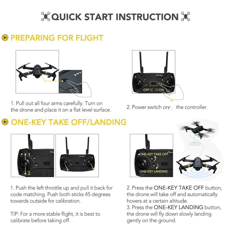 Falcon Drone Extreme with Extra Batteries HD Camera Live Video WiFi FPV 2023