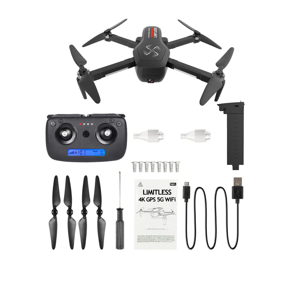 Drone X Pro LIMITLESS 2 Patriotic Special Edition w GPS 4K Camera WiF Drone Clone Xperts