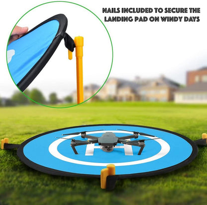 drone landing pad placement anchor solutions windy conditions