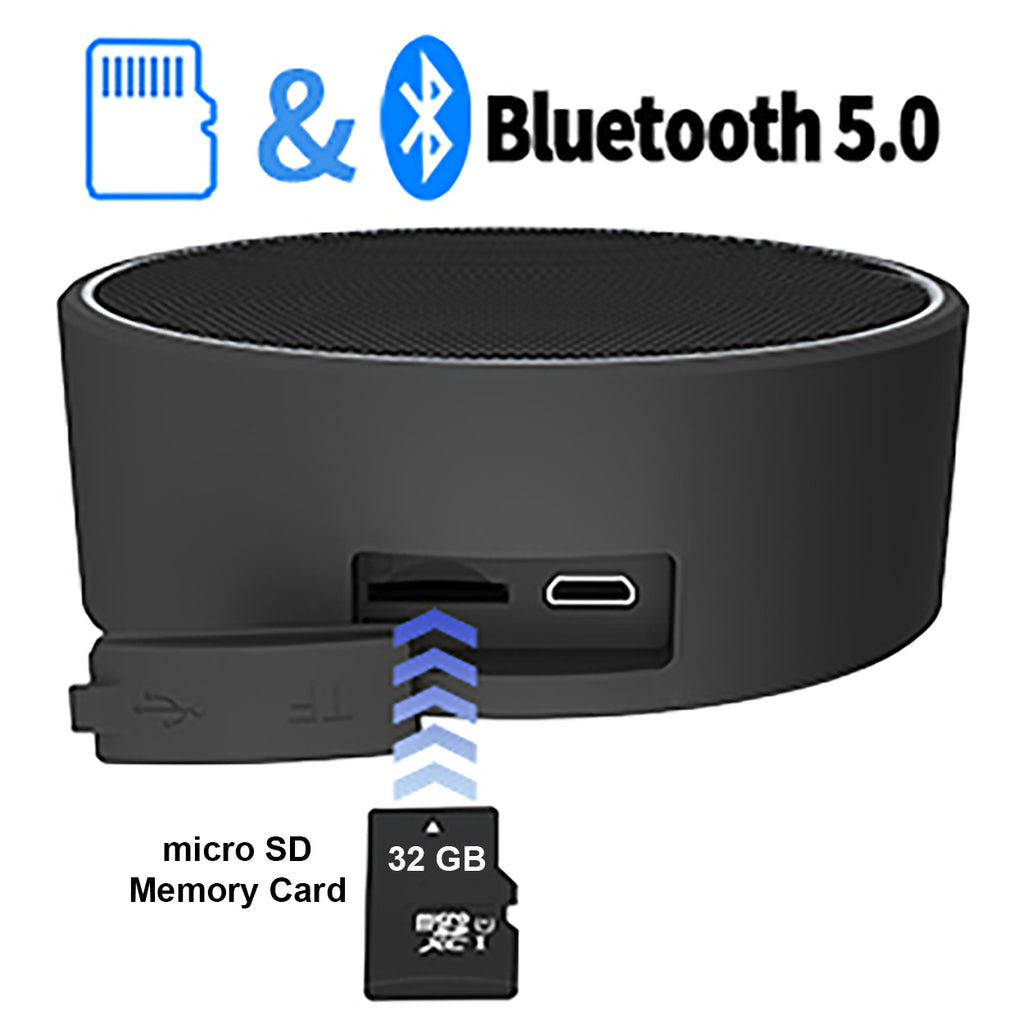 LOUDMOUTH - Waterproof Shower Bluetooth Speaker, Portable Wireless Outdoor Speaker with HD Sound