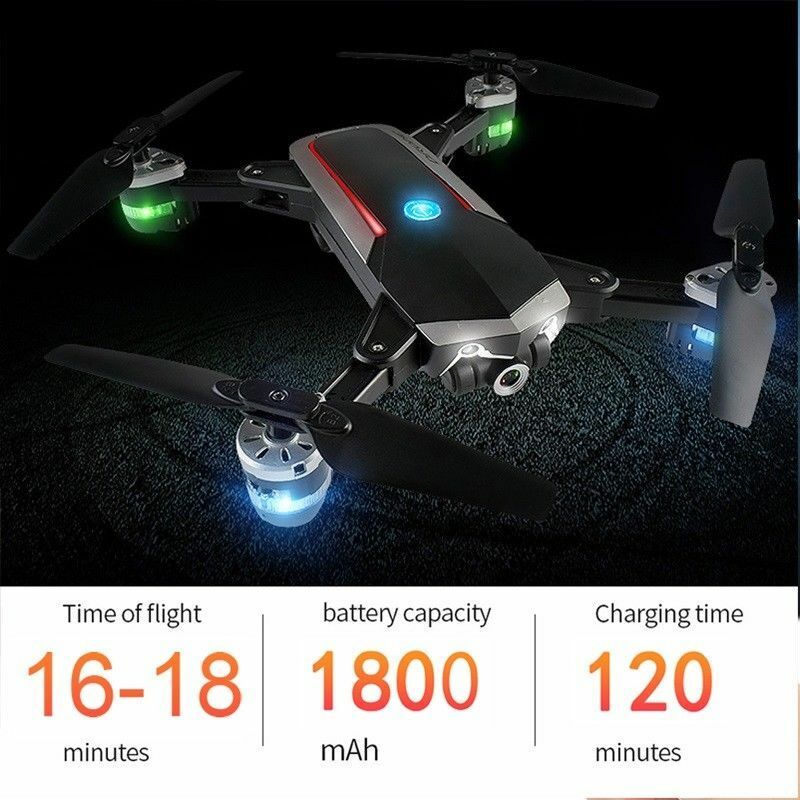 Drone X Pro SPORT- 1080P HD Camera WIFI FPV 20min Flight Time Optical Flow Real-Time Transition (2 Batteries)